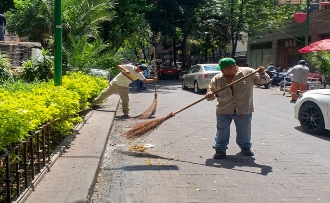 Alcaldía Cuauhtémoc retira más de 10 mil toneladas de residuos de la vía pública. Foto: especial