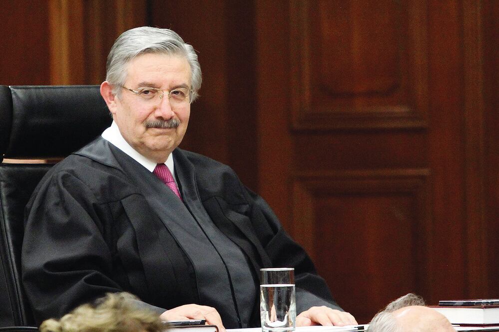 Luis María Aguilar, presidente de la Corte, expresó sus condolencias a la familia del juez y le externó el apoyo del Poder Judicial de la Federación (ARCHIVO EL UNIVERSAL)