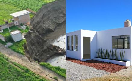 A un año del socavón en Puebla: familia recibe llaves de su nueva casa, pero sin servicios como drenaje