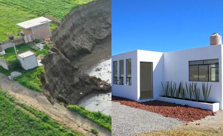 A un año del socavón en Puebla: familia recibe llaves de su nueva casa, pero sin servicios como drenaje