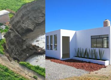 A un año del socavón en Puebla: familia recibe llaves de su nueva casa, pero sin servicios como drenaje