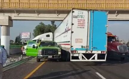 Normalizan circulación tras choque de tráiler en la México-Pachuca