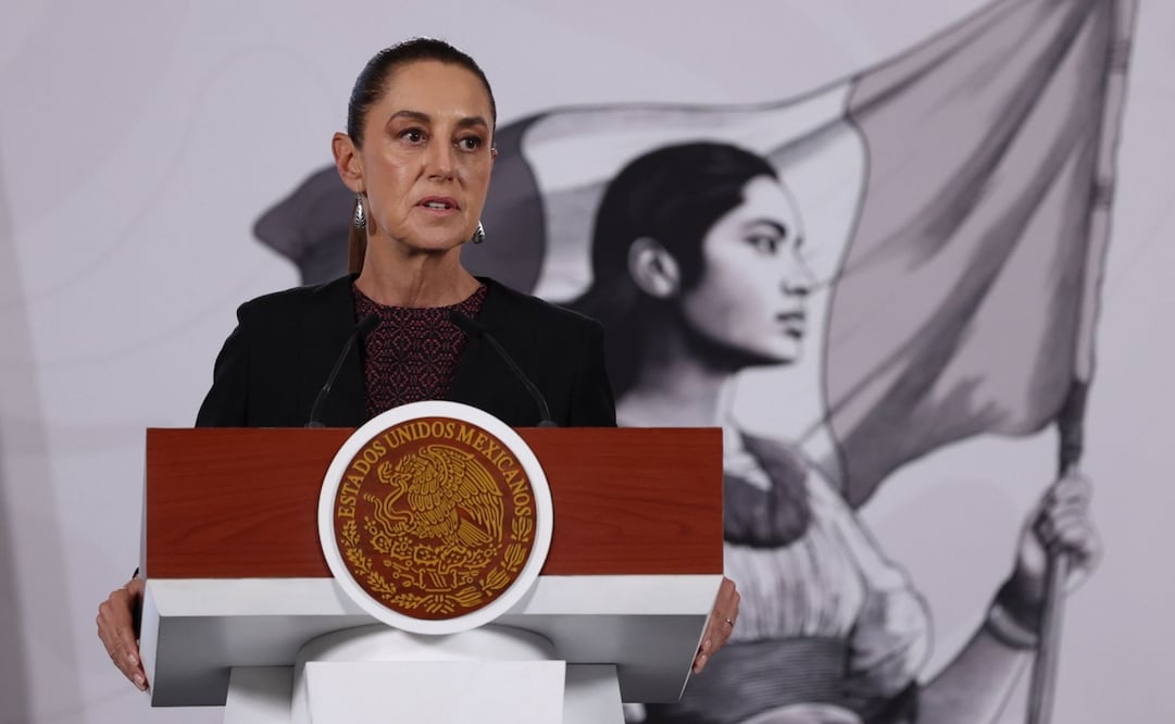 La presidenta Claudia Sheinbaum Pardo, durante la mañanera del 10 de marzo del 2026. Foto: Cuartoscuro