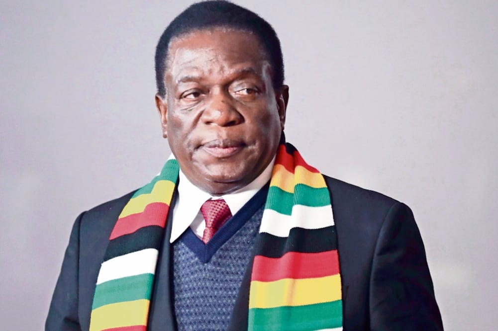 Primera vuelta. Emmerson Mnangagwa necesitaba más del 50% de los votos para ganar en primera vuelta, obtuvo 50.8% (AP)