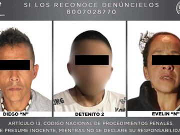 Suman 3 detenidos por asalto a estudiantes en transporte público de Naucalpan