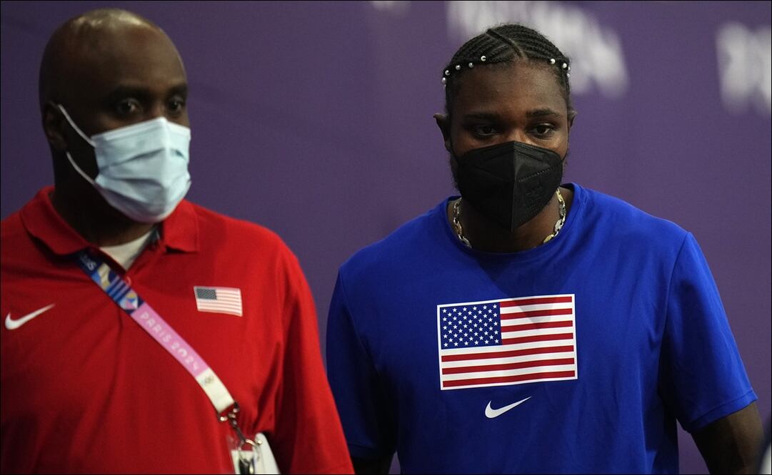 Noah Lyles compitió con COVID / Foto: AP