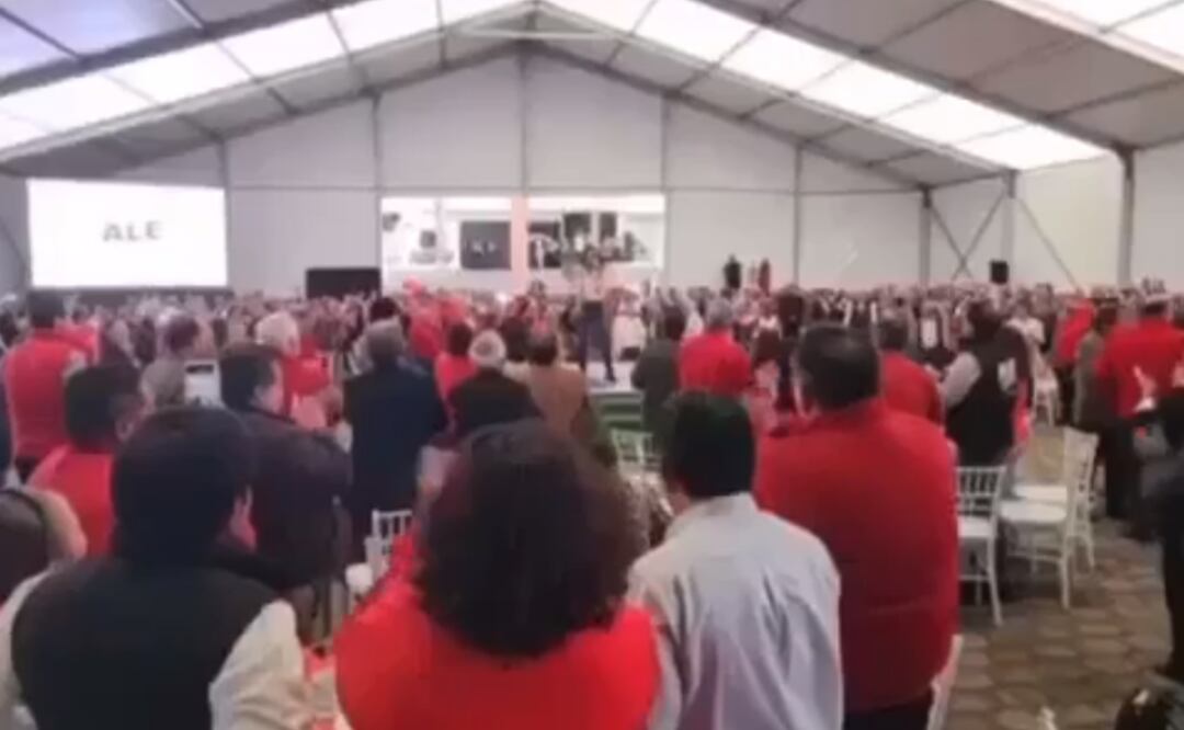 La candidata de la coalición Va por el Estado de México, hizo un llamado a dirigentes, militantes y simpatizantes. Foto: Captura de video