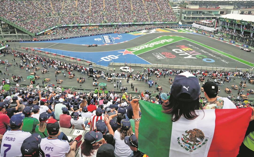 El primer día de actividades de la Fórmula 1 en el Autódromo Hermanos Rodríguez donde se desarrolló las pruebas de pista. Foto:Diego Simón/EL UNIVERSAL