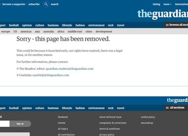 Retira The Guardian reportaje sobre esposa del Presidente
