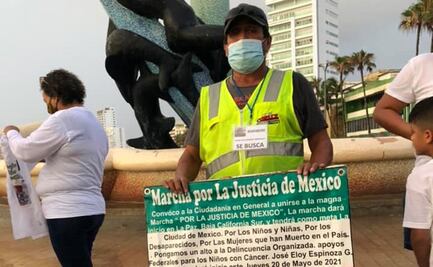 Desaparece José Eloy, marchaba a la CDMX para exigir justicia por la desaparición de su hijo