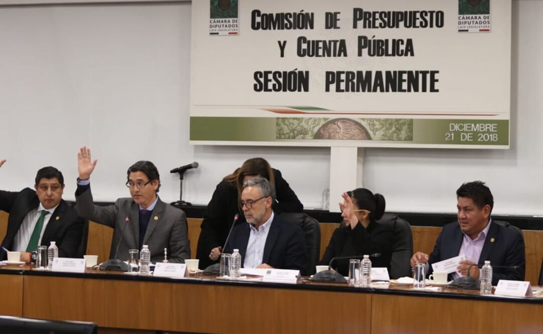 Comisión de Presupuesto y Cuenta Pública de la Cámara de Diputados. Foto: Carlos Mejía/EL UNIVERSAL