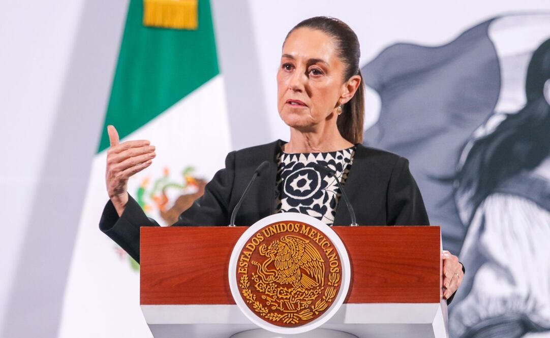 Conferencia matutina de la presidenta Claudia Sheinbaum en Palacio Nacional el 21 de enero de 2025. Foto: Axel Sánchez / EL UNIVERSAL