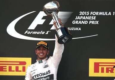 Lewis Hamilton gana el GP de Japón