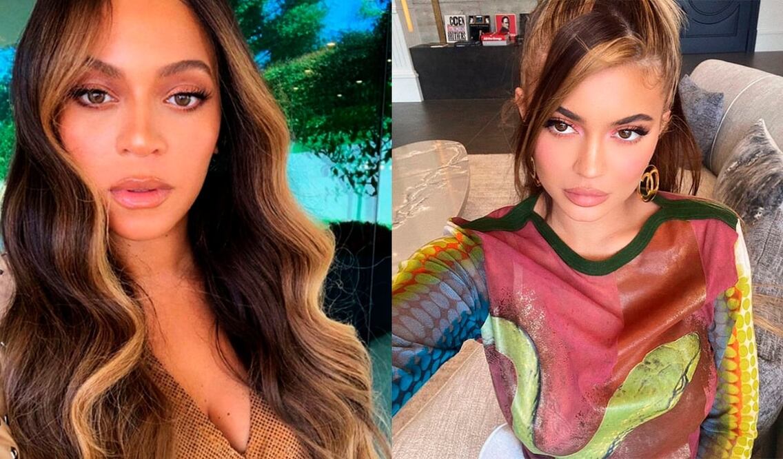 Las mechas chunky han regresado con más fuerza para esta temporada  / Foto: Instagram @beyonce @kyliejenner 