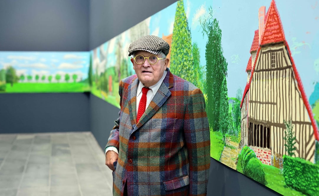 El artista David Hockney. Foto: Thomas COEX / AFP