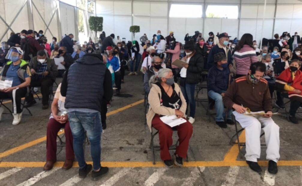 En cuarto día, suman 53 mil 500 adultos mayores vacunados en Ecatepec