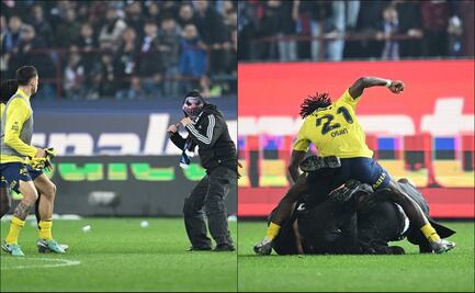 VIDEO: Escándalo en Turquía; aficionados del Trabzonspor invaden el campo de juego y agreden a jugadores del Fenerbahçe
