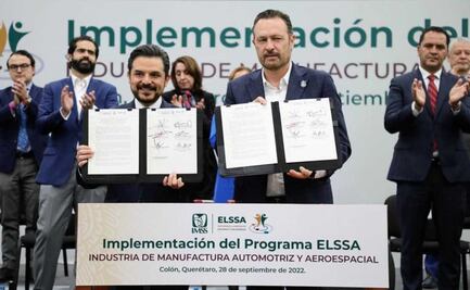 IMSS implementará programa ELSSA en el sector automotriz y aeroespacial