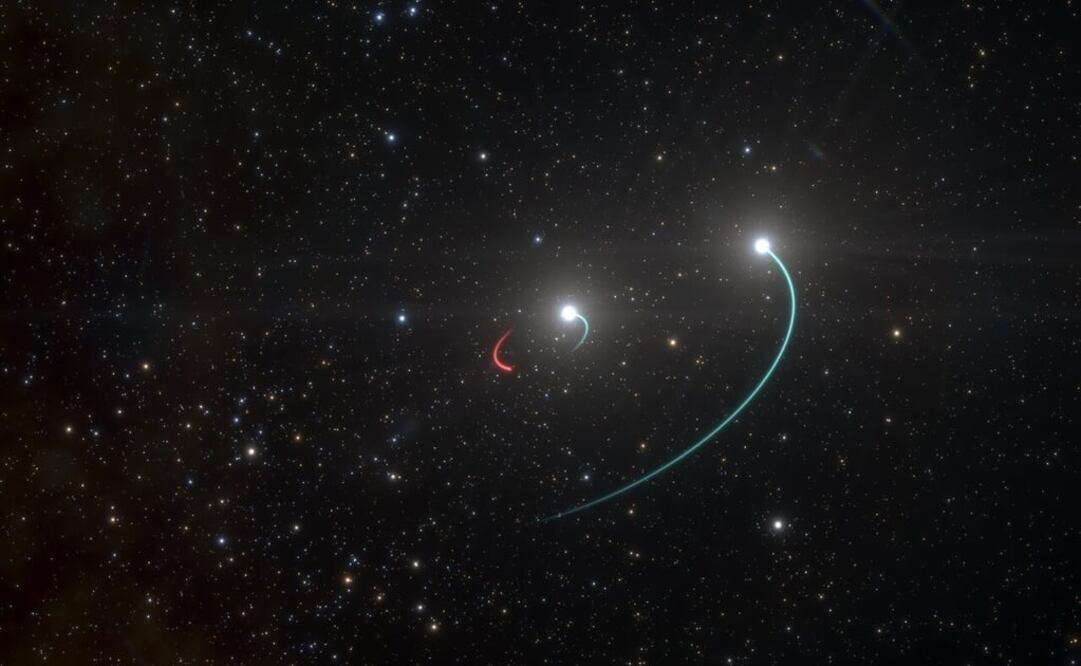 Meet your new but shy galactic neighbor: A black hole left over from the death of a fleeting young star - Illustration: Taken from @ESO twitter account /L. Calçada