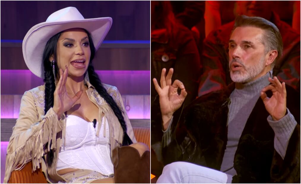 Ferka, Sergio Mayer y la molestia del Diputado, por los comentarios que la actriz ha hecho de su hijo, Sergio Mayer Mori, en "La granja VIP".
Fotos: Instagram, vía @lagranjavipmx