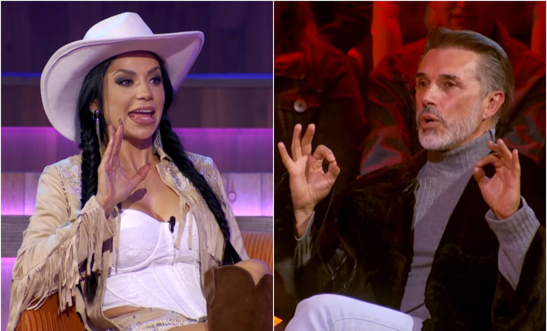 Ferka, Sergio Mayer y la molestia del Diputado, por los comentarios que la actriz ha hecho de su hijo, Sergio Mayer Mori, en "La granja VIP".
Fotos: Instagram, vía @lagranjavipmx