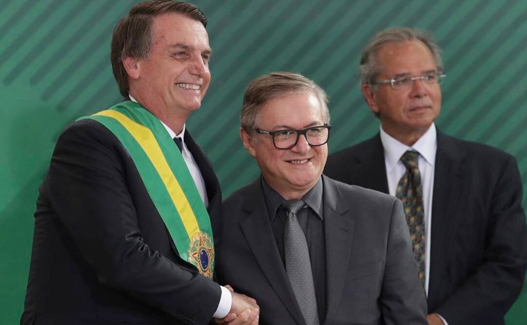 Jair Bolsonaro y Ricardo Velez Rodriguez (Fotos: AP)