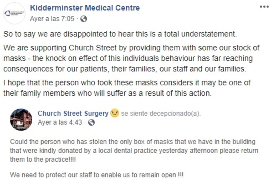 Dan 3 meses de cárcel a hombre por robar 3 mascarillas contra Covid-19