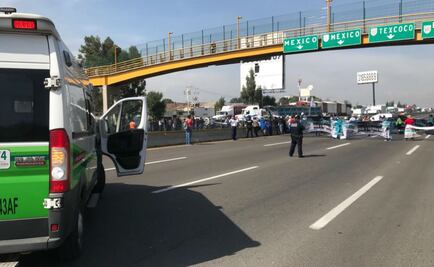 Manifestantes bloquean la México-Querétaro y México-Puebla