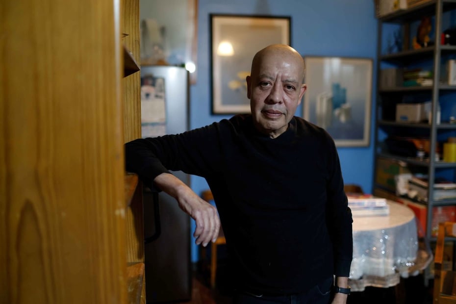 Víctor García Pacheco, nieto del muralista Máximo Pacheco y único promotor de este artista indígena. Diego Simón Sánchez/EL UNIVERSAL