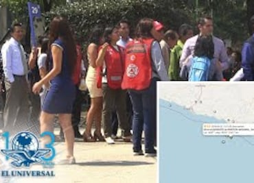 Se registra sismo de 5.5; se percibe en CDMX