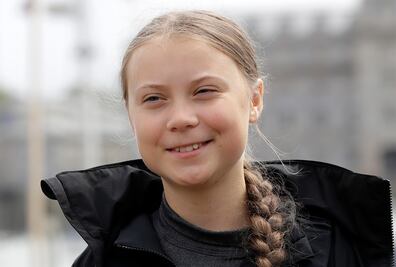 Tras cruzar el océano Atlántico, la activista Greta Thunberg llega a Nueva York