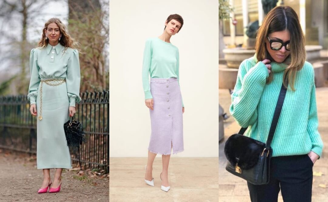 El verde menta es el color ideal para la primavera. Foto: Zara/Instagram