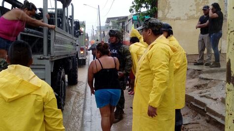 Apoyarán más de 2 mil marinos a afectados por “Javier”