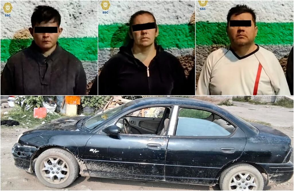 Caen 3 del Cártel de Tláhuac. FOTO: Especial/ EL UNIVERSAL/