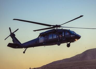 Fuerzas de seguridad de Chiapas abaten a dos presuntos sicarios; utilizan helicóptero Black Hawk