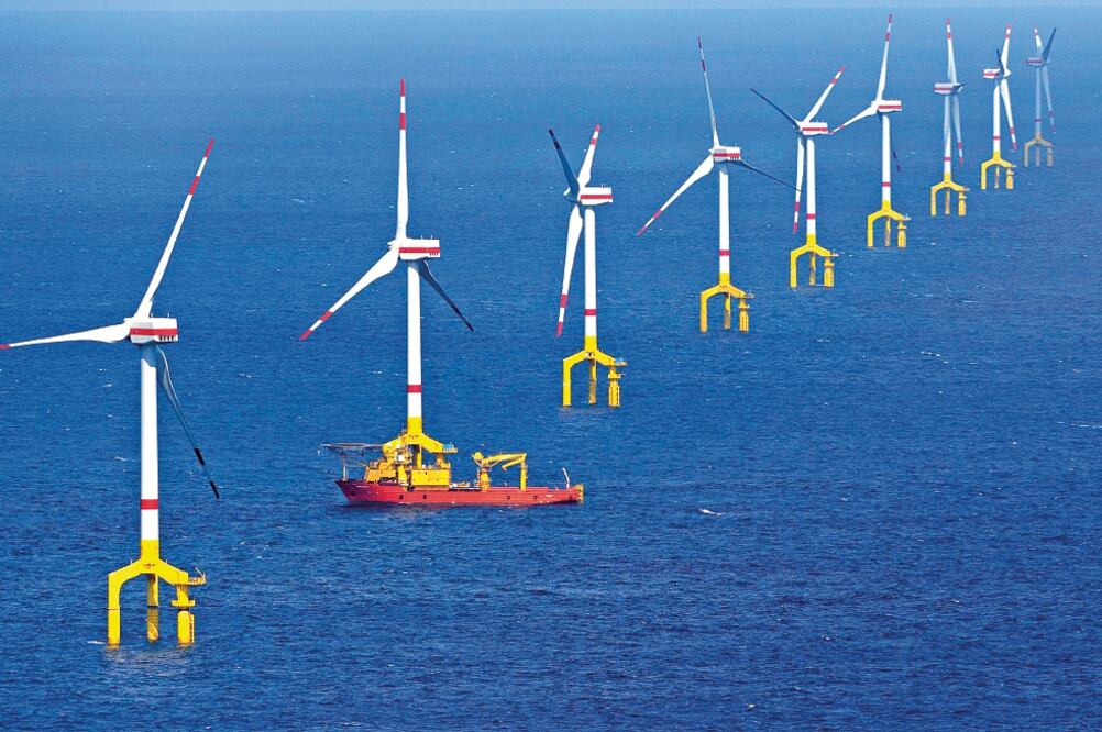 Los parques eólicos ubicados mar adentro son la gran apuesta de la integración de Gamesa con la división de Siemens (ARCHIVO EL UNIVERSAL)