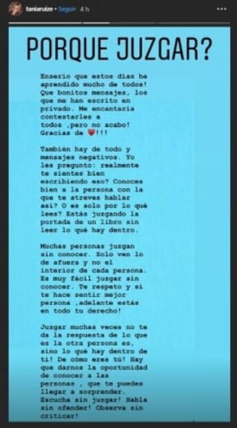 Pide la modelo Tania Ruiz no ser juzgada 