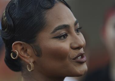 Mabel Cadena llega, posa y desaparece  