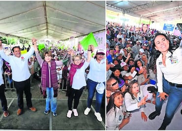 Cierres de campaña reúnen a corcholatas