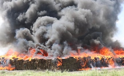 Incineran más de 25 ton de narcóticos en Tamaulipas