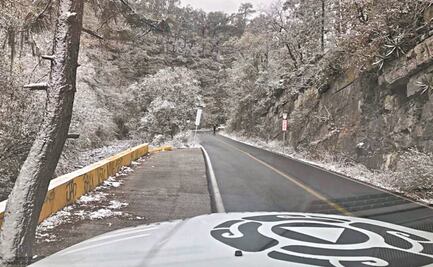 Frente frío 26 provoca nevadas en Nuevo León