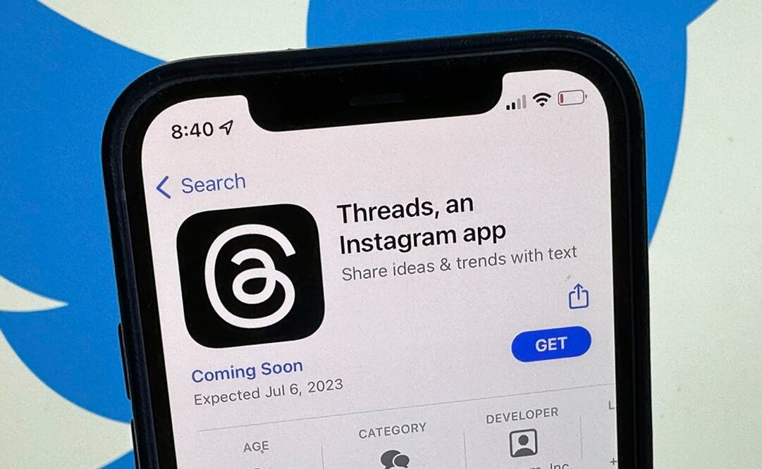 Threads, la nueva app de Meta. Foto: Christoph Dernbach/ AP