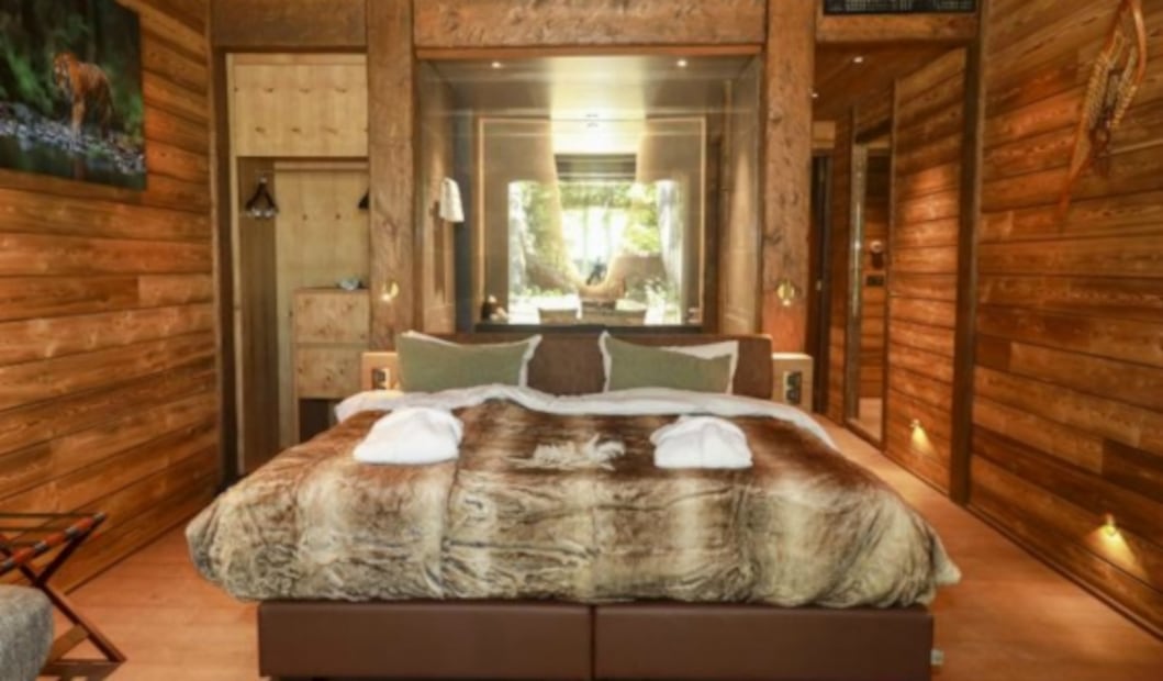 El hotel dentro de un zoológico donde no tendrás privacidad