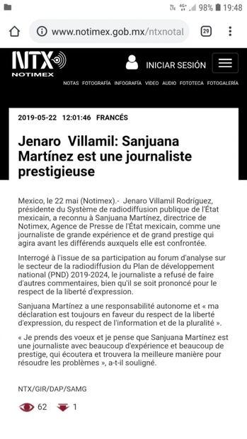 Notimex, del servicio público al de Sanjuana Martínez