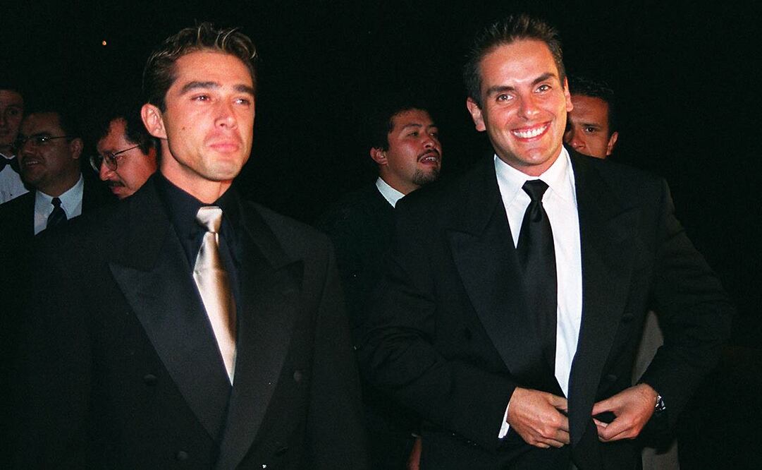 Una gran amistad la de Sergio Mayer y Xavier Ortiz. Foto: Archivo EL UNIVERSAL 