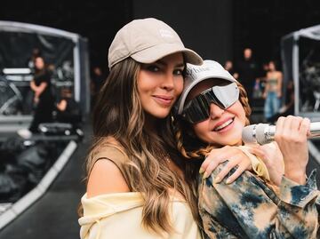 El look de Belinda en el concierto de Shakira