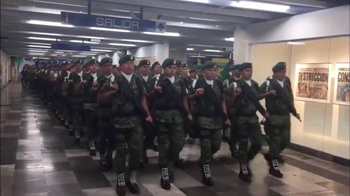 Traslado de militares. Foto: @SEDENAmx