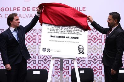 Nombran Patio Poniente del Antiguo Palacio del Ayuntamiento como Salvador Allende