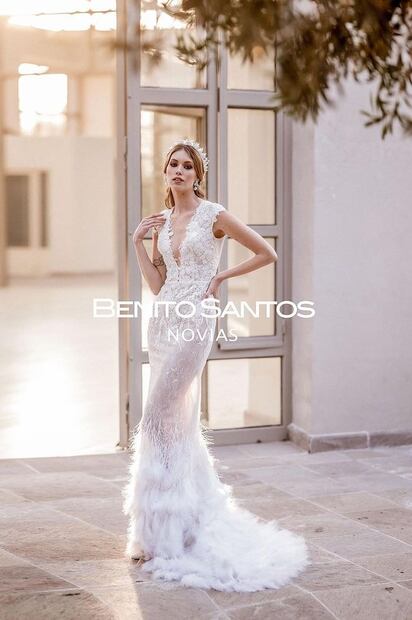 Diseño de Benito Santos. Foto: Instagram @benitosantosnovias