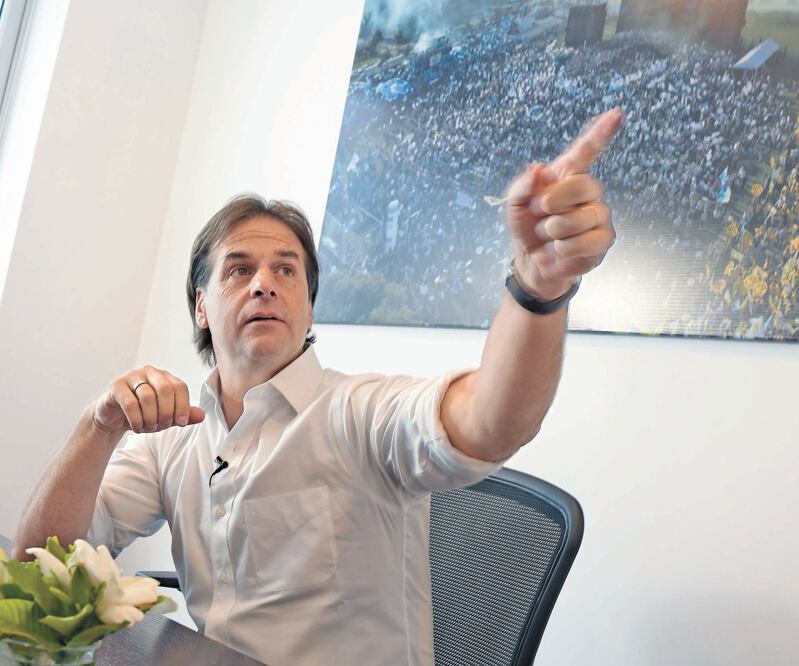 En la foto: Luis Lacalle Pou, Presidente electo de Uruguay/LEONARDO MAINÉ. EL PAÍS 